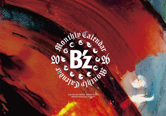 【受注生産】B’zカレンダー2026（壁掛・月めくり）