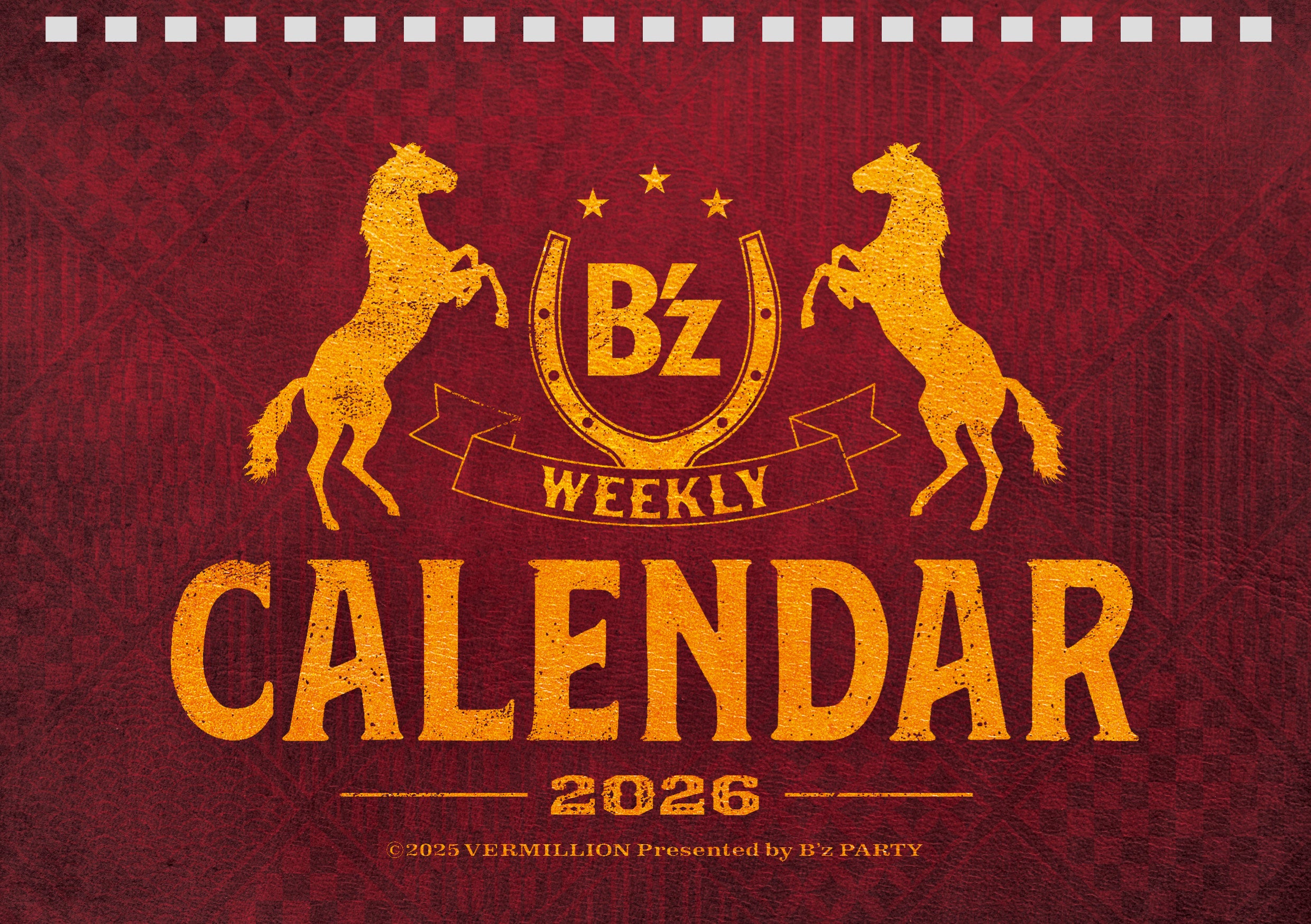 受注生産】B'zカレンダー2026（卓上・週めくり） – B'z PARTY ONLINE SHOP
