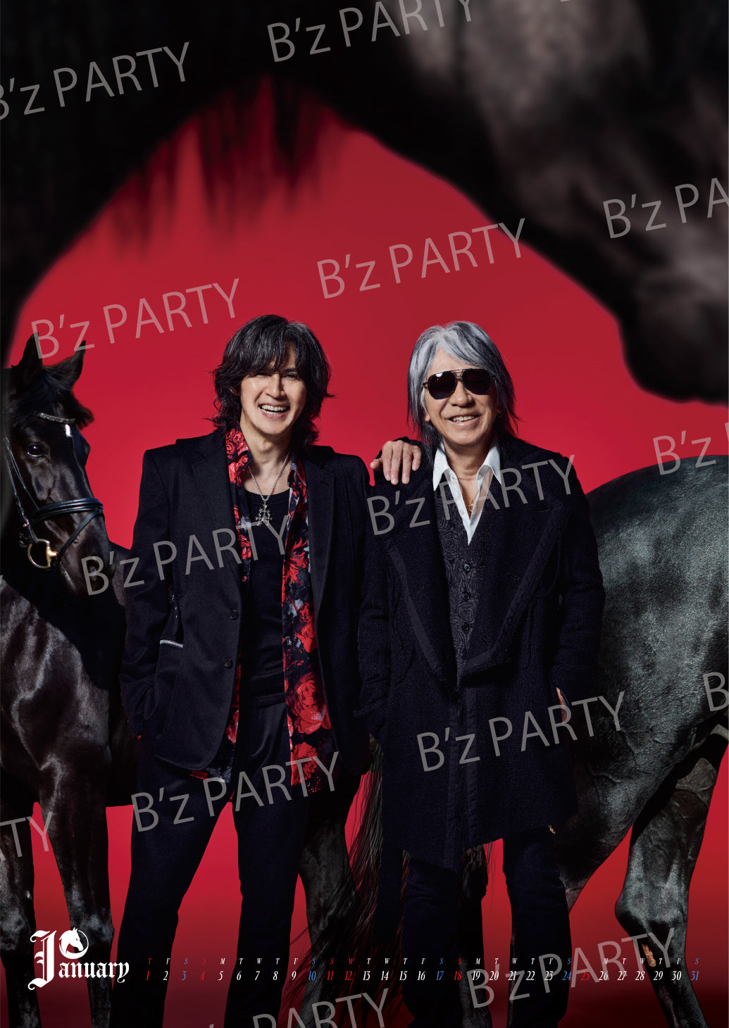 B'z カレンダーセット【B'z party】 受注生産】B'zカレンダー2026（壁掛・月めくり） – B'z PARTY ONLINE SHOP