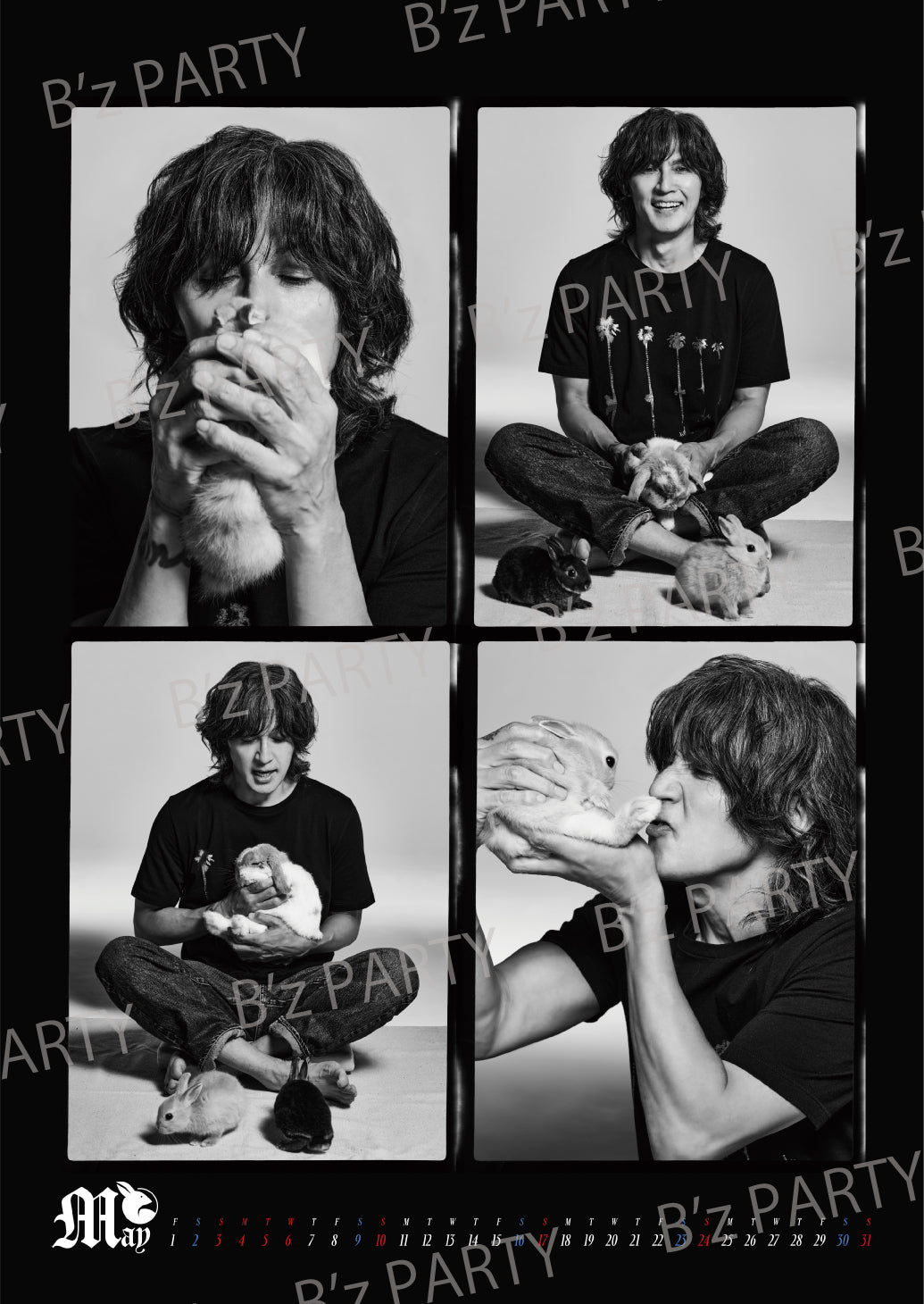 B'z カレンダー 受注生産】B'zカレンダー2026（壁掛・月めくり） – B'z PARTY ONLINE SHOP