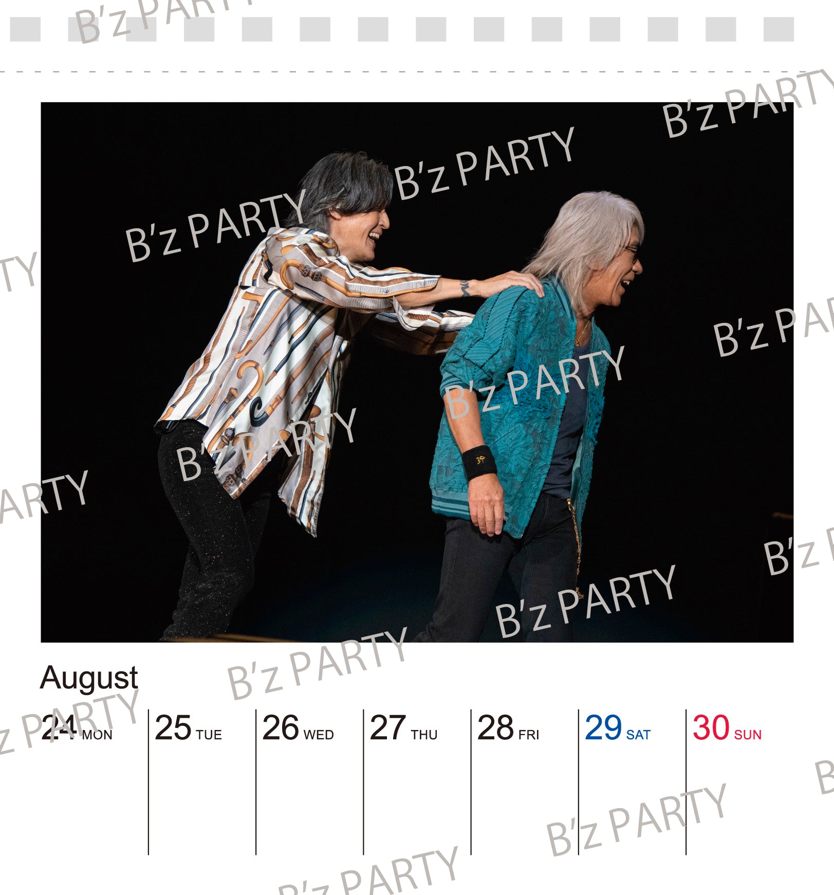B'z ウィークリーカレンダー weekly calendar 週めくり 受注生産】B'zカレンダー2026（卓上・週めくり） – B'z PARTY ONLINE SHOP