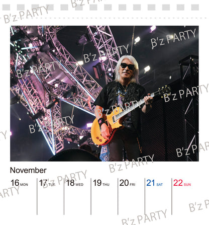 【受注生産】B’zカレンダー2026（卓上・週めくり）