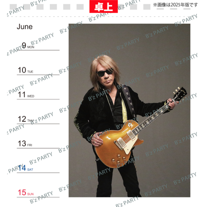 【受注生産】【先行受付】B’zカレンダー2026（卓上+壁掛）特典付＜受付期間：～10/10 15時＞